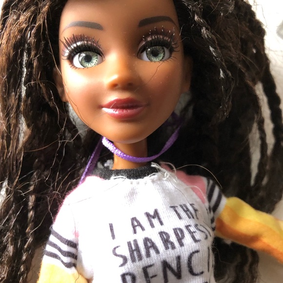 Project Mc2 11” Bryden Bandweth Doll Rooted Lashes Black Hair Blue Eyes - Picture 6 of 8